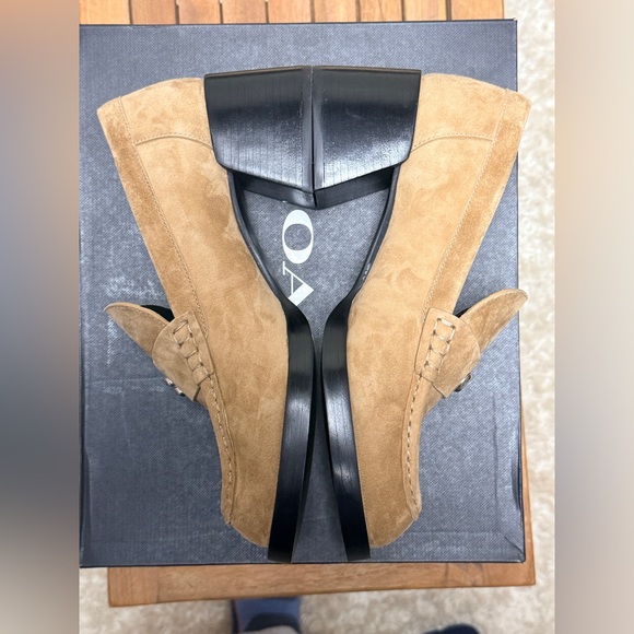 Coach Women’s Natalie Heeled Loafers size 7.5 - Picture 3 of 9